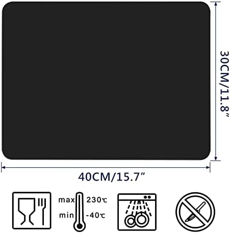 Gartful 2 Pack Silicone Crafting Mats, 15.7" x 11.8" Silicone Mat - Image 2