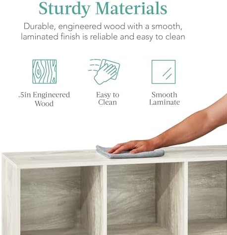 Best Choice Products 6-Cube Storage Organizer, 11in Shelf Opening, Display Shelf - Image 6