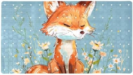 Non Slip Shower Mat Bathtub Mat 15.1x26.8 Inch, Quick Dry Bath Mat by Anna+Cowper