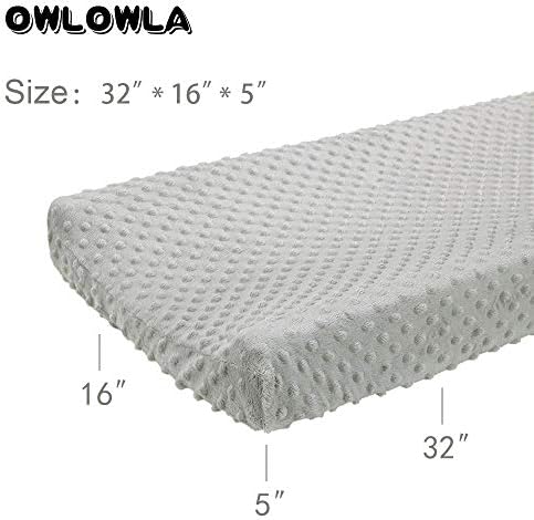 Owlowla Changing Pad Cover Soft Minky Table Sheets Baby Boys Girls - Image 6