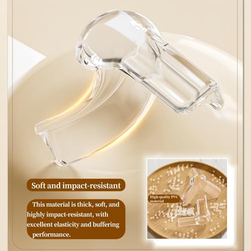 Baby Safety Table Corner Protectors 12 Pack Clear PVC Edge Guards - Image 4