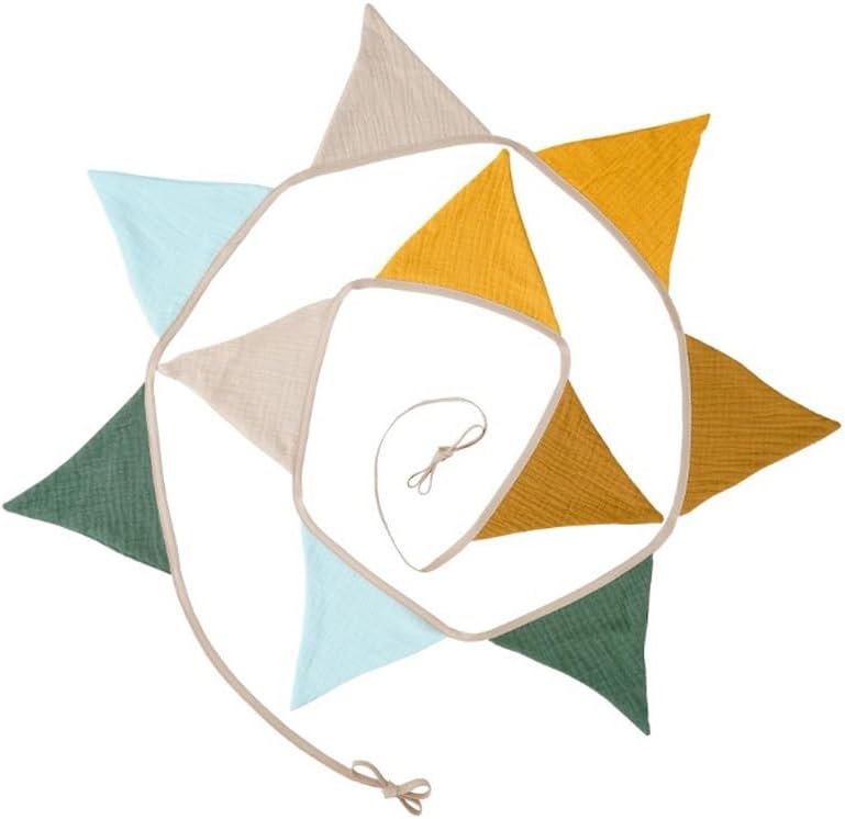 Bunting Banner Triangle Flags Fabric, Garland Bunting Flag Banners - Image 3