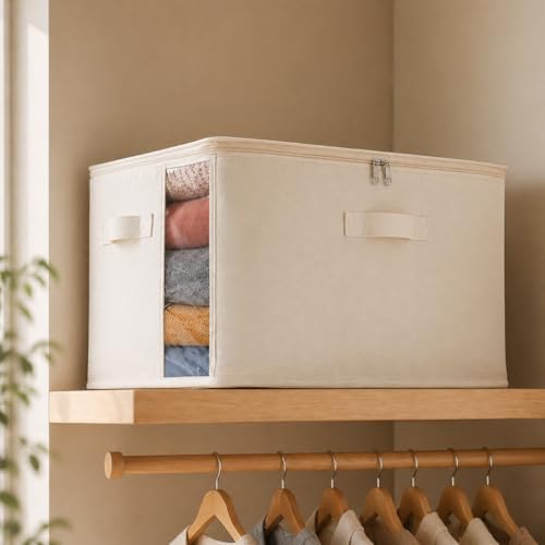 4 Pack Canvas Comforter Storage Bags - Image 6