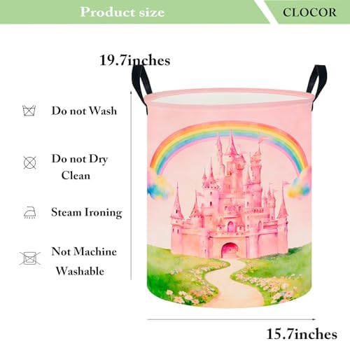 CLOCOR Large Laundry Basket, Waterproof Fabric Storage Container, Room Decor - Image 6