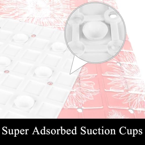 Shower Mat Bathtub Mat, 26.8x15.1 inch, Non-Slip Bath Mat - Image 3