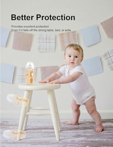 2-Pack Silicone Sleeves for Philips Avent Glass Bottles 4 & 8 oz - Image 5