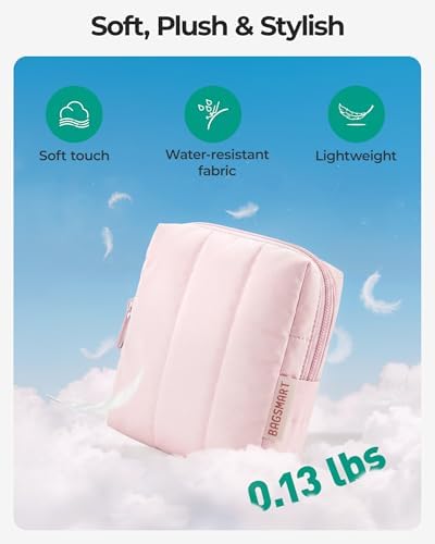 BAGSMART Small Travel Makeup Bag - Image 4