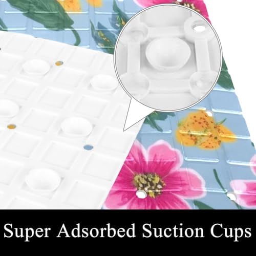 Shower Mat Bathtub Mat, 26.8x15.1 inch, Non-Slip Bath Mat - Image 3