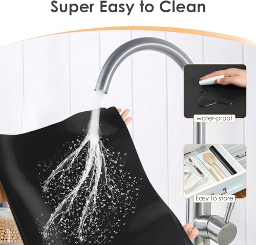 Large Silicone Mats for Kitchen Counter, 27.6 x 16'' Countertop Protector Mat - Image 4