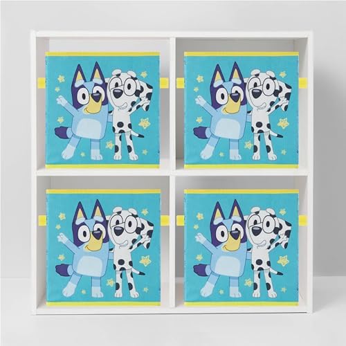 Bluey Set of 2 Collapsible Storage Cubes, Spacious Foldable Toy Organizer Boxes - Image 6