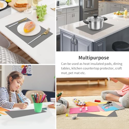 15.7" x 11.8" Silicone Table Mat, Genuine Food-Grade Silicone Mat - Image 3