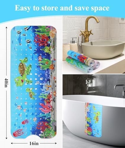 Secopad Bathtub Mat Non Slip, Cute Tub Mat - Image 4
