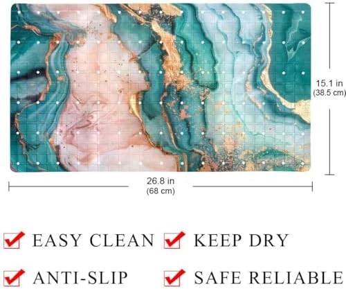 Shower Mat Non Slip 26.8 x 15.1 Inches, Non Slip Bath Mat - Image 4