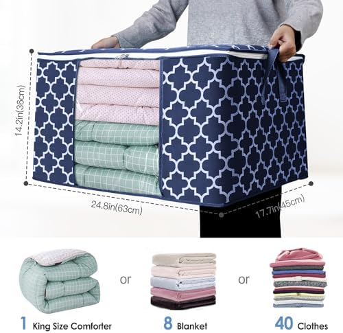 Storage Bags 100L 4Pack Clothes Organization and Storage Containers - Image 2
