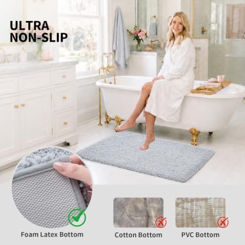 ILANGO Bathroom Rugs 32" × 20", Extra Soft Absorbent Microfiber Bath Rugs - Image 6