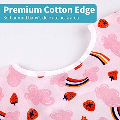 3 Pcs Long Sleeved Bib Set|Baby Waterproof Bibs - Image 4