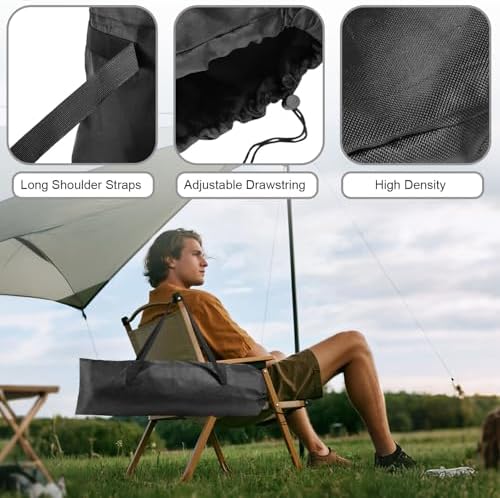 1pcs Camping Folding Chair Replacement Bag, 43.31x14.96in Foldable Large Camp - Image 4