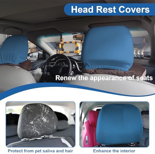BFXM 2Pcs Car Seat Headrest Cover - Image 5
