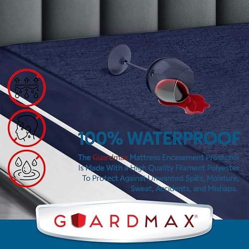 Guardmax RV Mattress Encasement Zippered, 100% Waterproof Mattress Protector - Image 5
