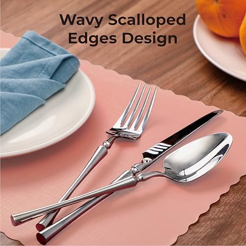Fit Meal Prep 200 Pack Disposable Paper Placemats, 14 x 10 Inch Pink - Image 3