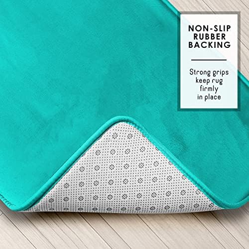 Clara Clark Bathroom Rugs, Velvet Memory Foam Bath Mat, Machine Washable Bath - Image 5