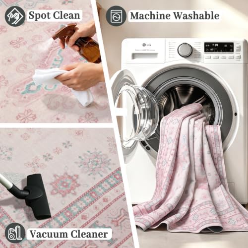 Washable Area Rugs 5x7, Ultra Soft Carpet - Image 4