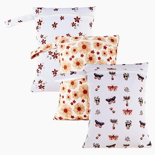Happy Flute 3 Set Wet Bag Storage Bag Waterproof Washable by Unknown
