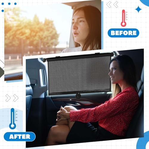 Blossound 2 Pack Car Window Sun Shades, 22 × 24 Inch - Image 6
