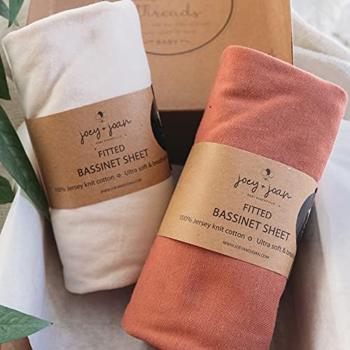 Joey + Joan Bassinet Fitted Sheets Compatible by JoeyJoan