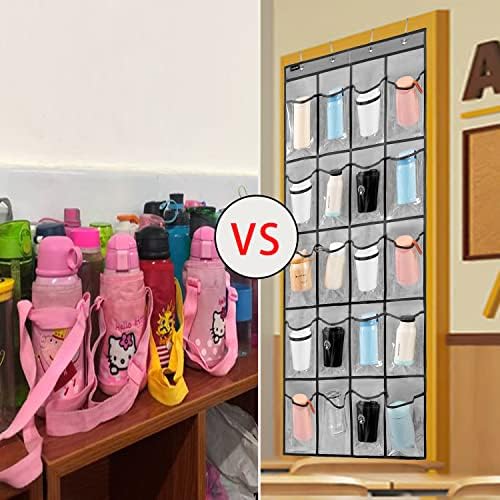 Over Door Hanging Water Bottle Holder Cup Organizer - Image 4