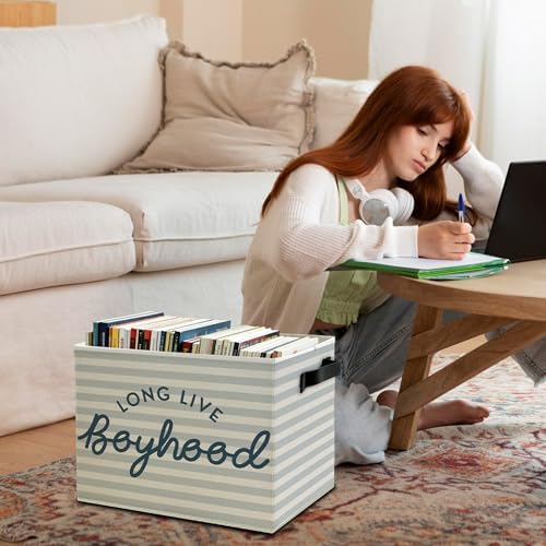 Long Live Boyhood Boys Storage Bins Box - Image 3