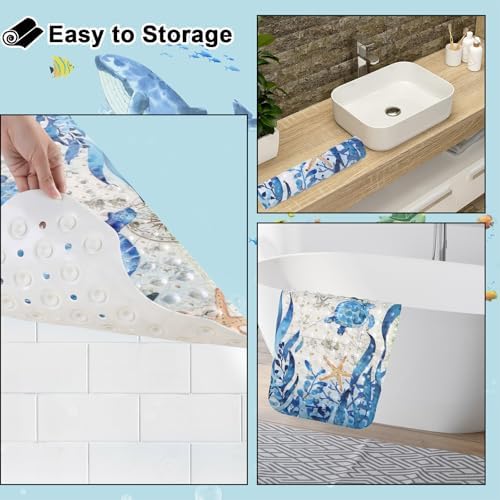 Topotdor Kids Bathtub Mat Non Slip, Tub Mat - Image 5