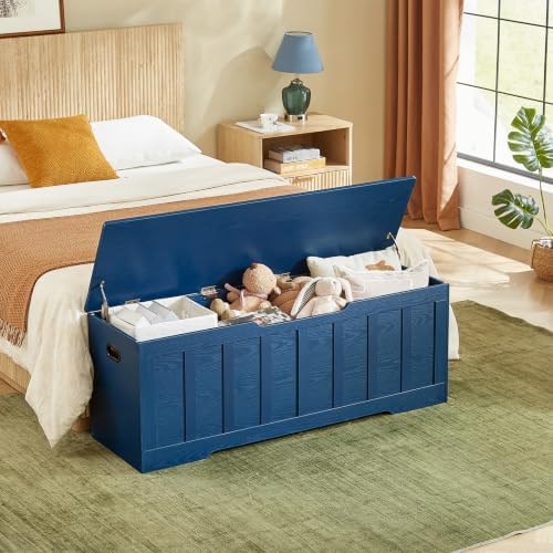VANKILEY 51.2" Storage Chest Extra Large, Wooden Storage Bench - Image 4