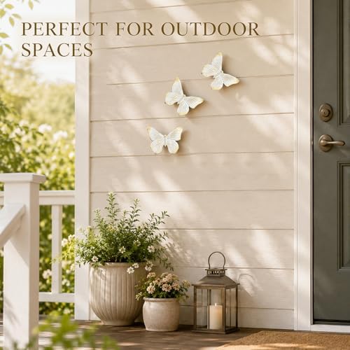 GUSFREUD 3D Butterfly Wall Decor Set – Resin Wall Decor - Image 5