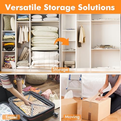 GONGSHI Vacuum Storage Bags for Clothing, 20-Piece Set - Image 4