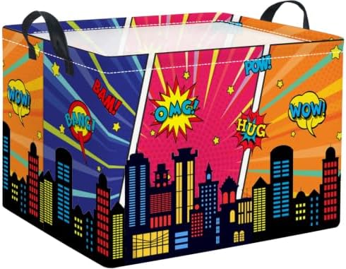 Rectangular Kids Storage Basket Baby Gift Basket Cute Toy Storage Bin Organizer by TIBAOLOVER