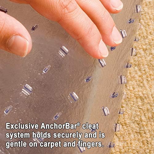 ES Robbins High Pile Carpet Chair Mat, Rectangle 46"x60" Beveled Edge - Image 3