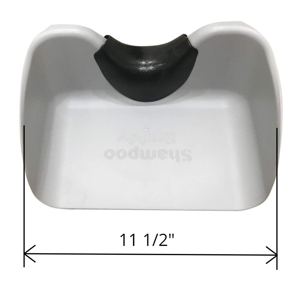Shampoo Buddy Portable Hair Wash Basin for Children, Toddlers, Kids, Teens | Portable Shampoo Bowl for use on Bathtub or Sink (Light Grey)