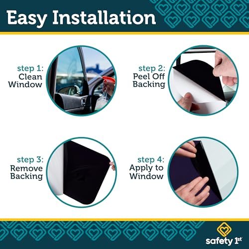 Safety 1st Cling Car Window Shades, 1 Pieces - Image 4