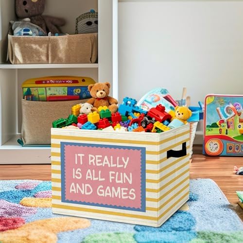 Playroom Positive Uplifting Storage Bins Box - Image 2
