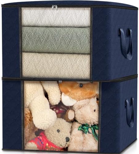 Fab totes 4 Pack Storage Bags for Clothes Blanket Storage Bins - Image 5