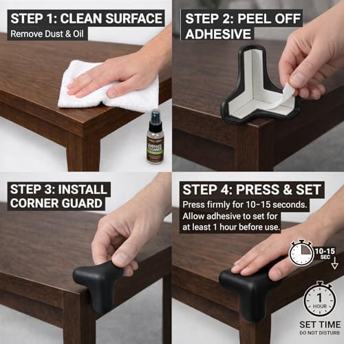 Corner Protector for Baby, 8 Pack EVA Foam Baby Proofing Corner Guards - Image 7