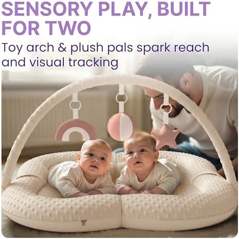 Twins Baby Play Mats for Floor Activity Gym - Image 4
