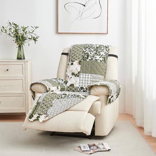Great Bay Home Reversible Patchwork Recliner Chair Cover by GreatBayHome