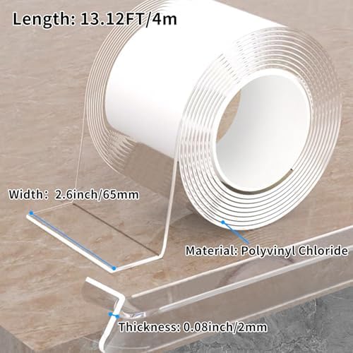 13.12 FT Edge Corner Protector Baby Proofing, Soft Clear Furniture Table Corner - Image 2
