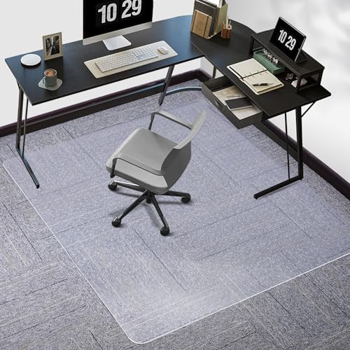 Tydle Chair Mat for Carpet, Non-Slip Computer Under Desk Plastic Floor Mat for by TYDLE