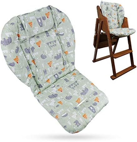 Baby High Chair Cushion, Thick Pad by KRIZJUES