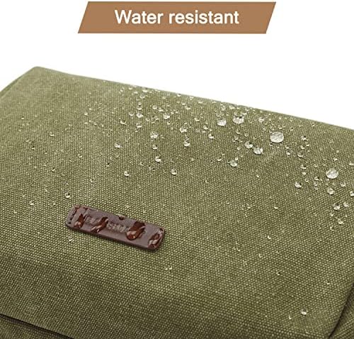 BAGSMART Toiletry Bag for Men, Canvas Travel Toiletry Organizer Dopp Kit - Image 4