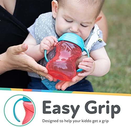 Nuby Clik-It Grip N' Sip Soft Spout No-Spill Training Sippy Cup - 10 oz - 4+ - Image 4