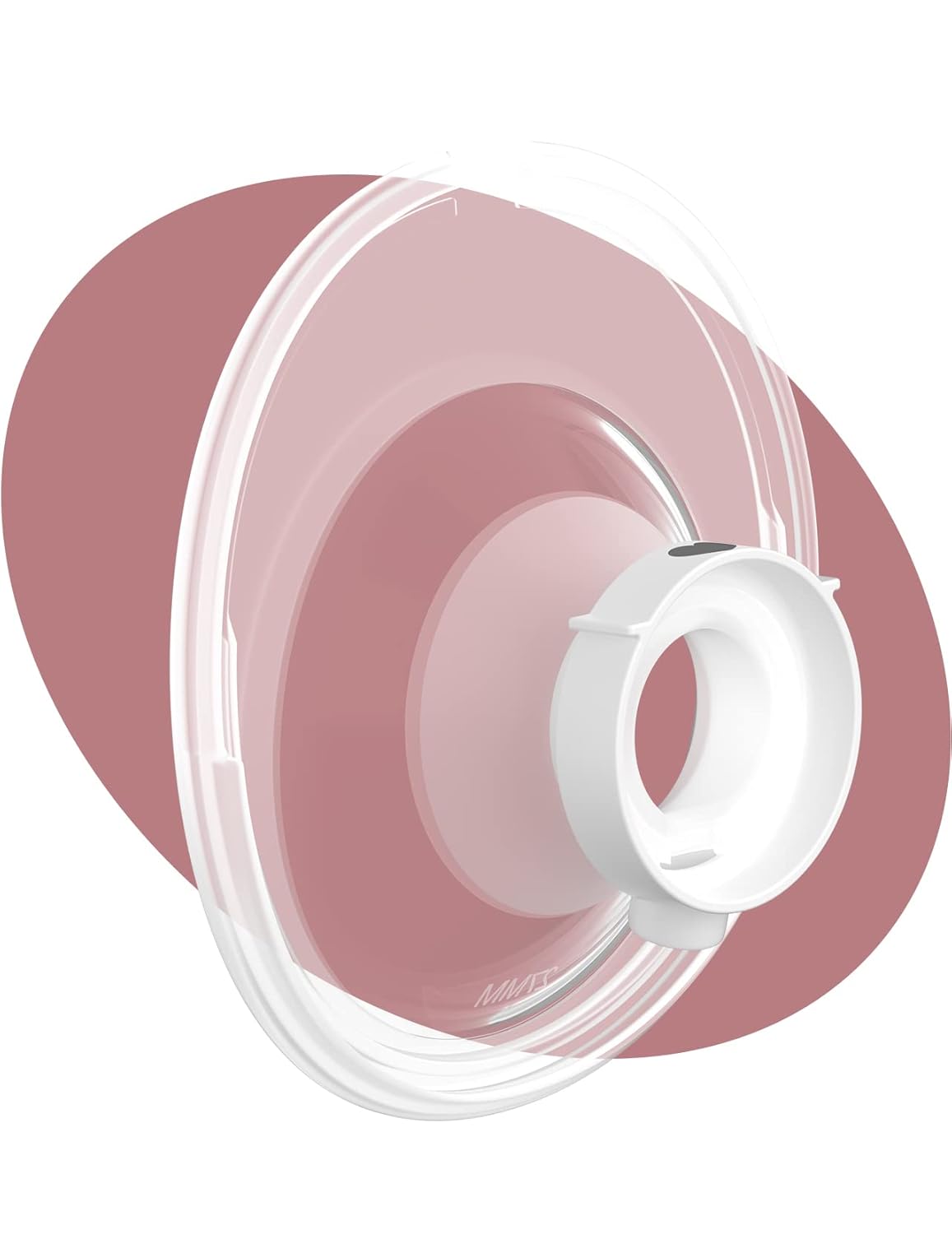 Momcozy Double-Sealed Flange 27mm Compatible with Momcozy M5 Breast Pump. Original M5 Breast Pump Replacement Accessories, 1PC (27mm)